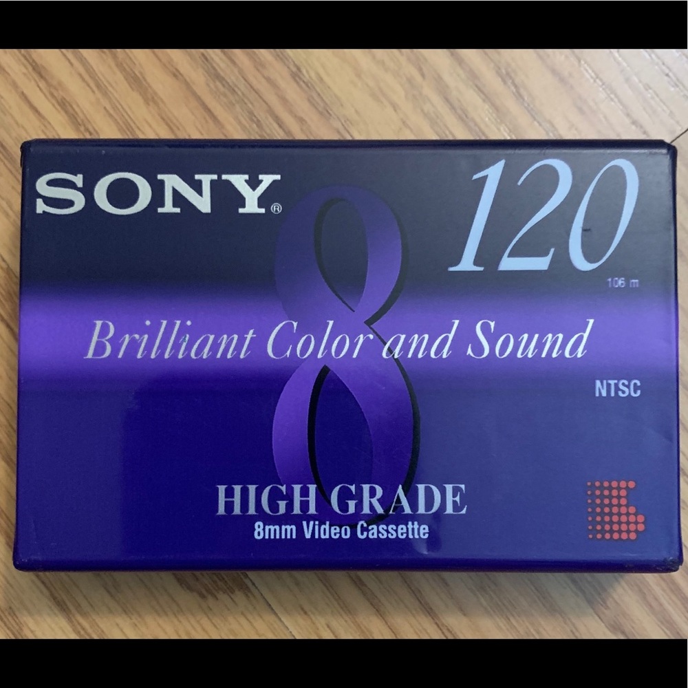 Sony High Grdae 8mm Video Casette Tap sealed 1pc
